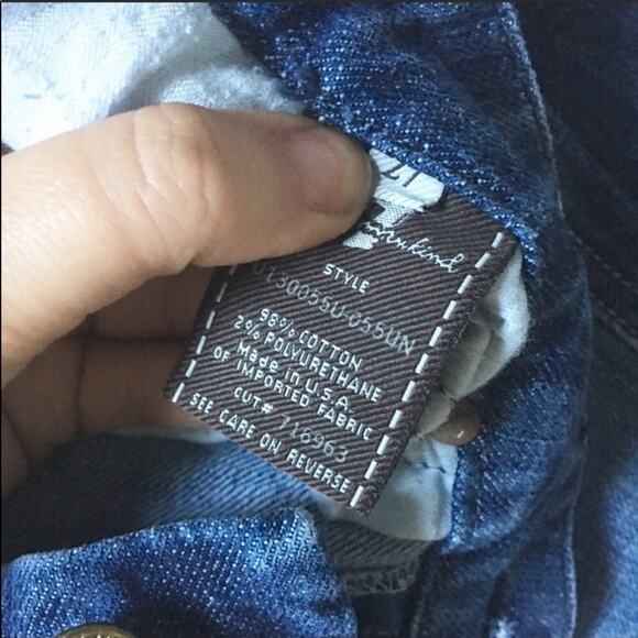 7 FAM Mankind A Pocket Design Boot Cut Flare Light Blue Wash Denim Jeans 27 - Picture 6 of 8